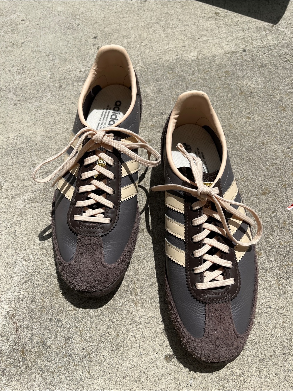 Adidas SL 72 OG, Style IF1937, Charcoal Crystal/Sand Brown, 7.5W